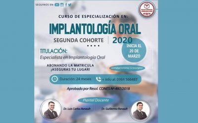 📢CURSO DE ESPECIALIZACIÓN EN IMPLANTOLOGíA ORAL